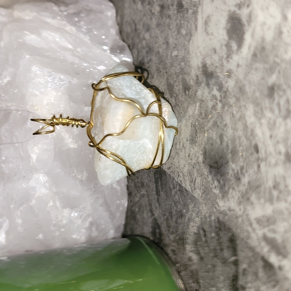 Amazonite Car Charm